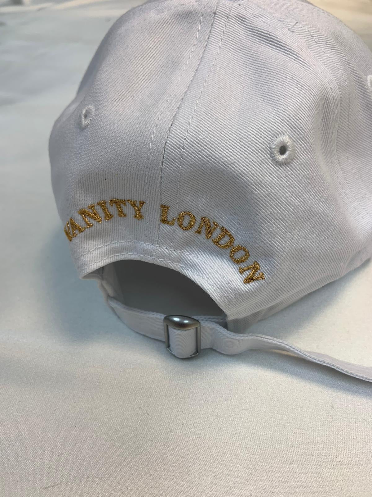 Gold badge logo cap