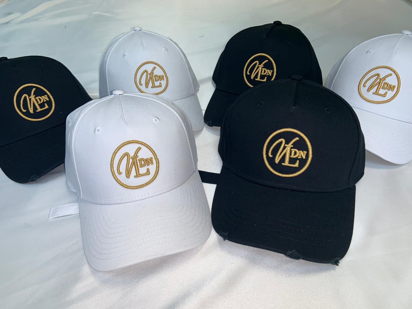 Gold badge logo cap